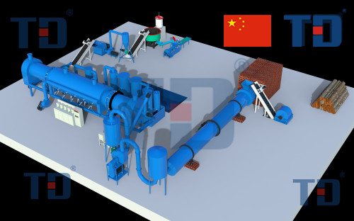 Charcoal rod production line-- Charcoal rod extruder machine and continuous conbonization furnace 